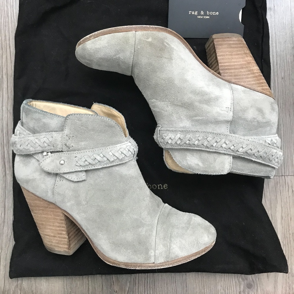 Rag & Bone Harrow Suede Boots/Booties